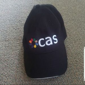 Cas Black White Multicolor Swirl Baseball Cap